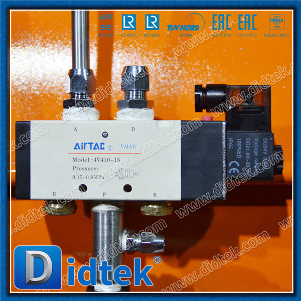 Didtek Industrial Pneumatic Double Acting BW 10" 900LB Gate Valve