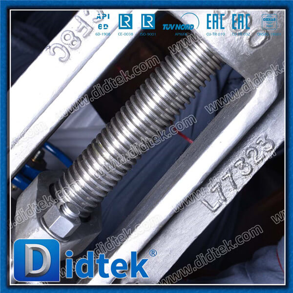 Didtek Stainless Steel CF8C 12" 600LB Bevel Gear RF Gate Valve